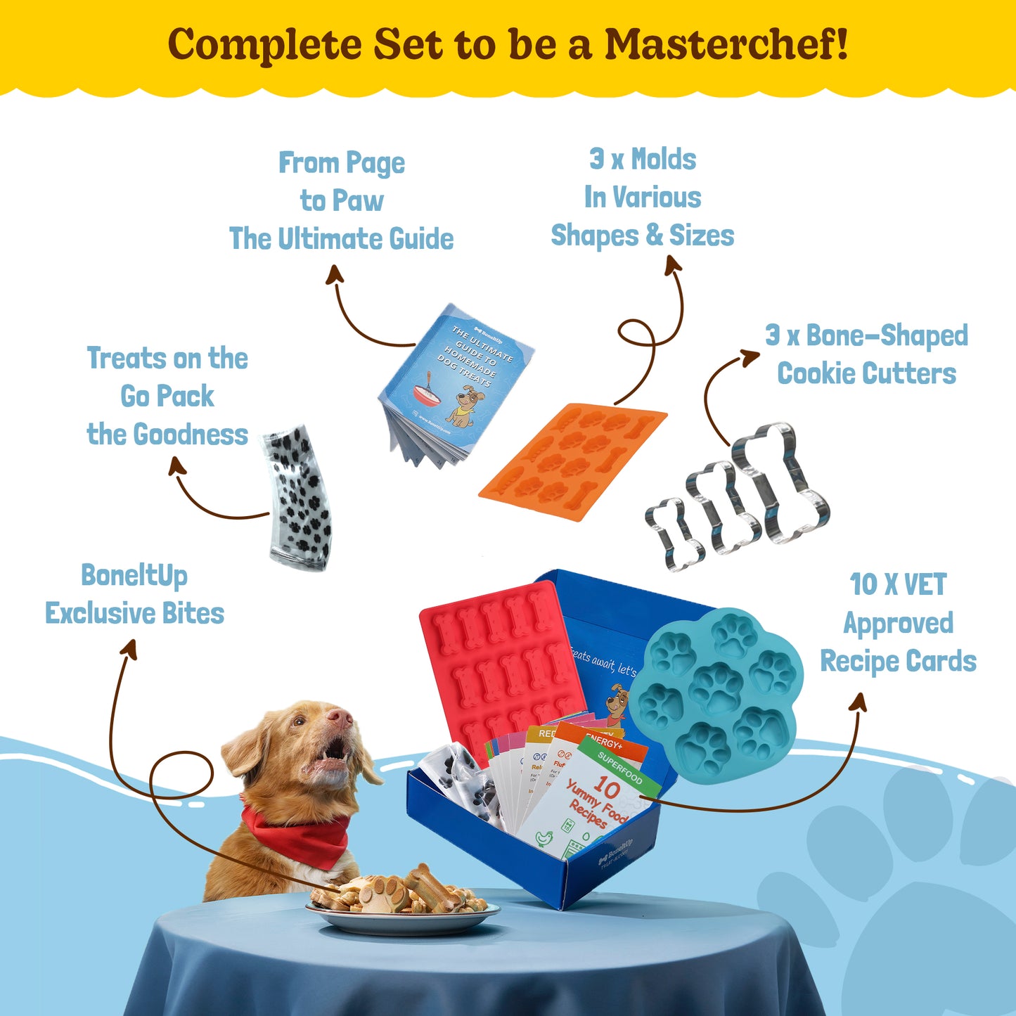 BoneItUp® XL Edition Dog Treats Kit (for big dogs)