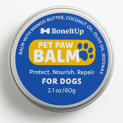 All-Natural Pet Paw Balm for Dogs – Paw Wax Soother with Mango Butter, Coconut Oil & Beeswax – 2.1 oz